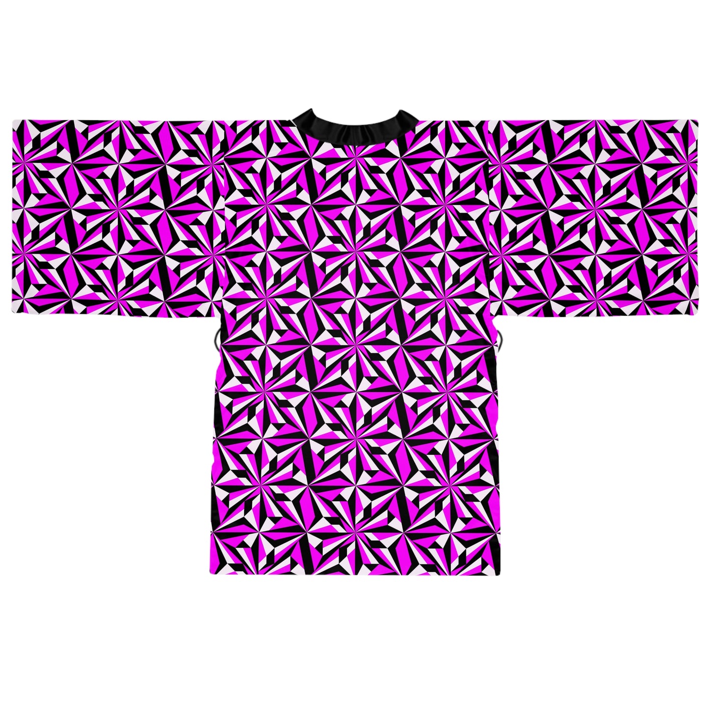 Desert Flowers in Pink Kimono Robe – Where Comfort Meets Native Grace