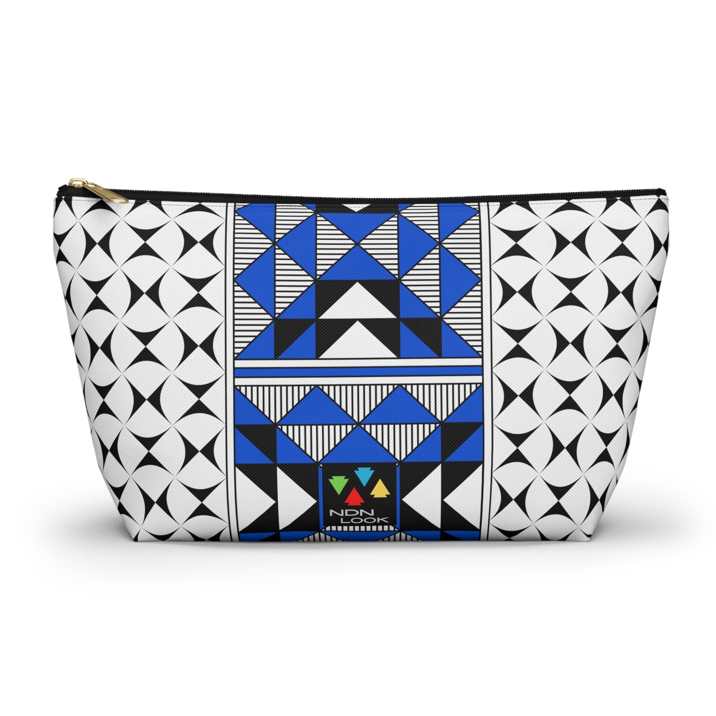 Sacred Mountains in Blue Pouch w T-bottom