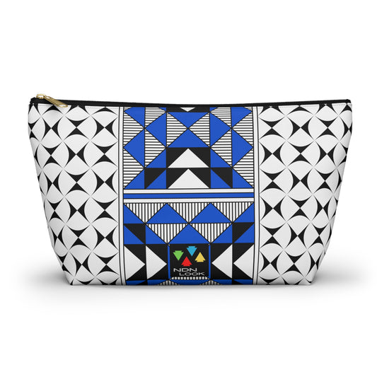 Sacred Mountains in Blue Pouch w T-bottom