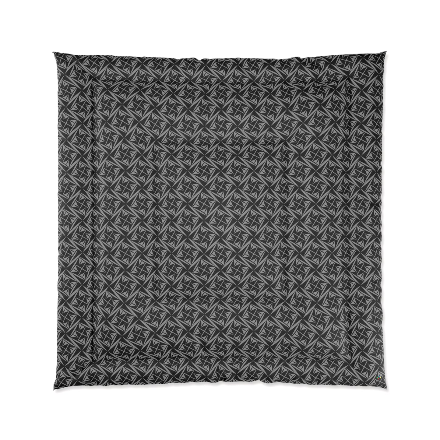 Sacred Winds in Charcoal Comforter