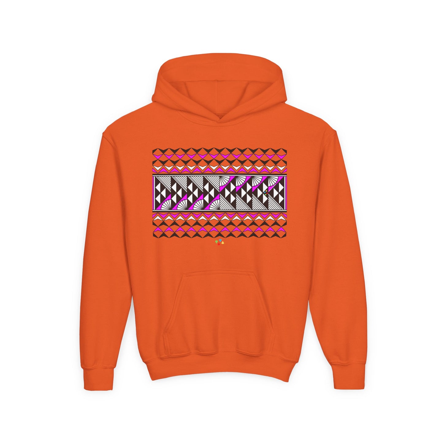 Pink Rain and Sun Youth Heavy Blend Hooded Sweatshirt