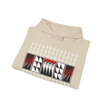 Blessed Feathers in Red Unisex Hoodie