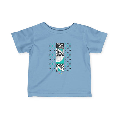 Aqua Southwest Sunrise Infant Fine Jersey Tee