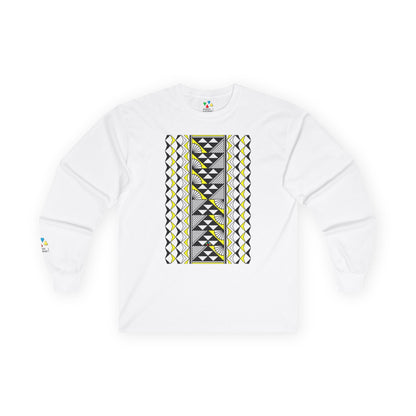 Sun and Rain in Yellow Unisex Long Sleeve Tee
