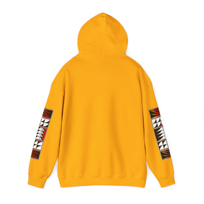 Blessed Feathers in Red Unisex Hoodie