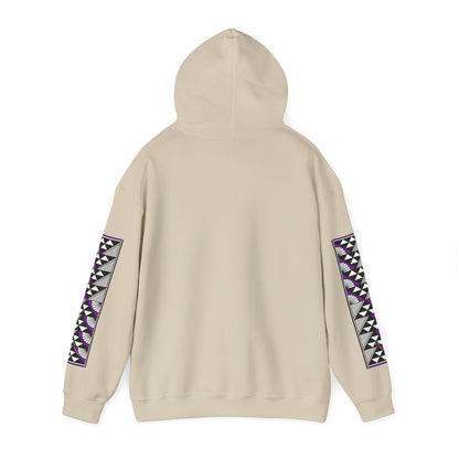 Sun and Rain in Purple Unisex Hoodie