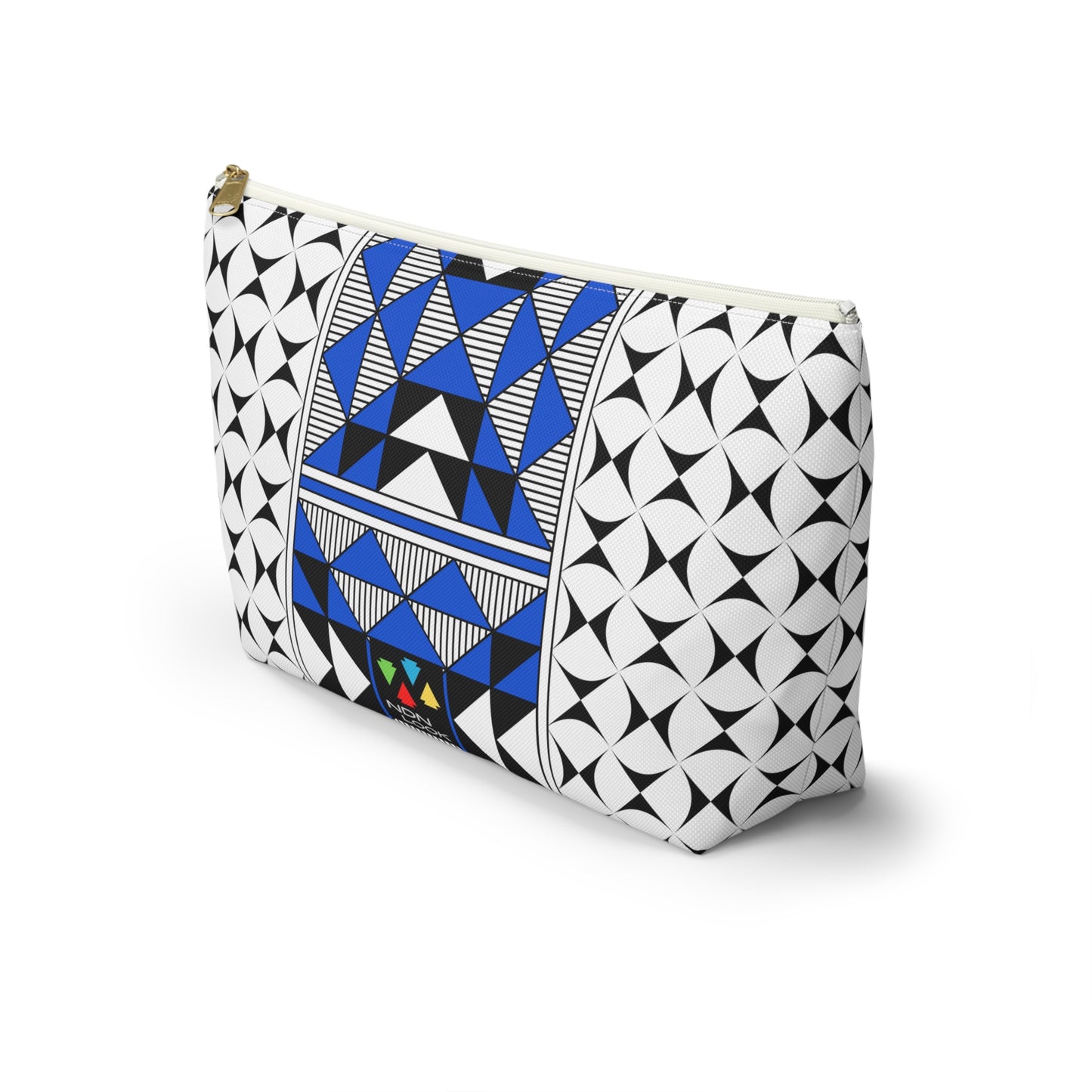 Sacred Mountains in Blue Pouch w T-bottom