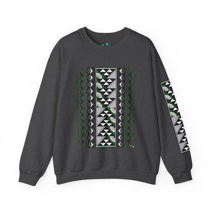 Sun and Rain in Green Unisex Sweatshirt