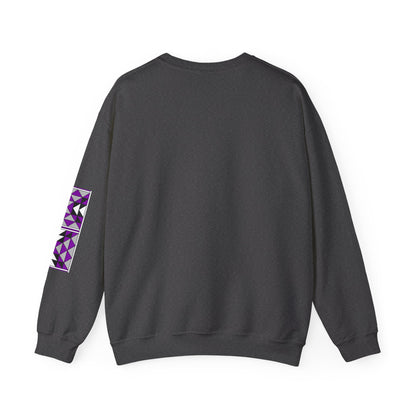 Sacred Mountains in Purple Unisex Sweatshirt