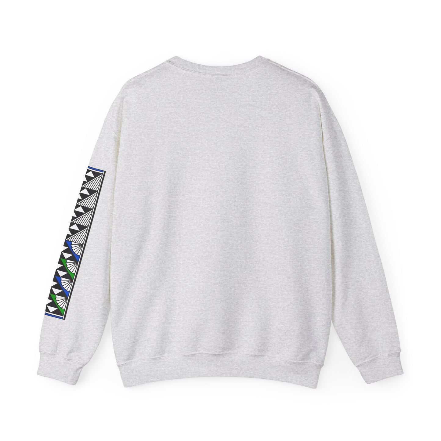 Sun and Rain in Green/Blue Unisex Sweatshirt