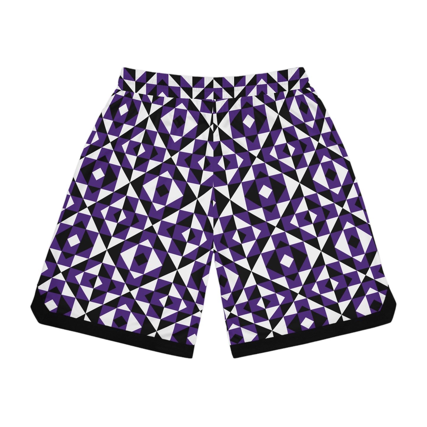 Purple Sacred Mountains Basketball Rib Shorts
