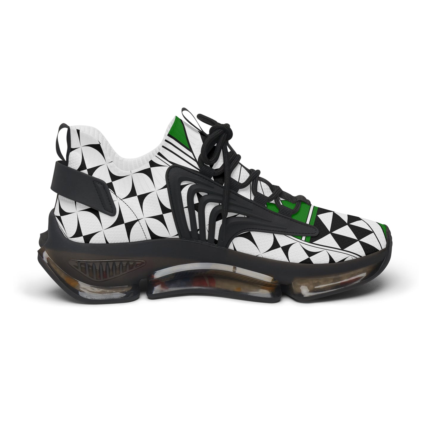 Southwest Sunrise in Green Women's Mesh Sneakers