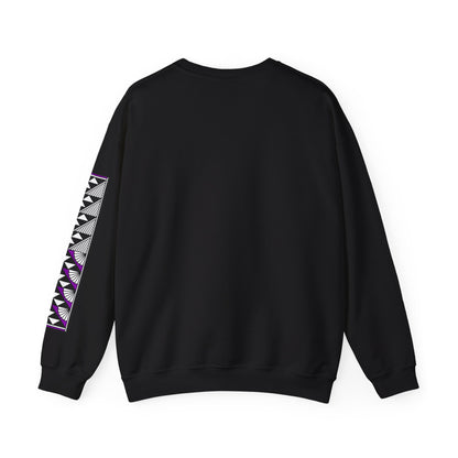 Sun and Rain in Purple Unisex Sweatshirt