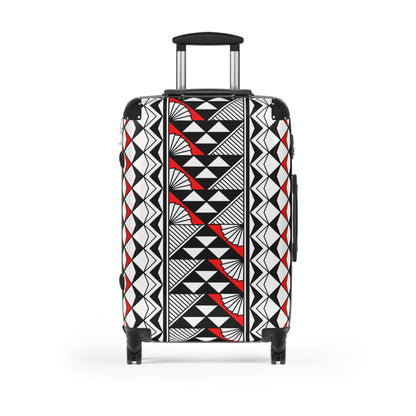 Southwest Rain and Sun in Red Suitcases