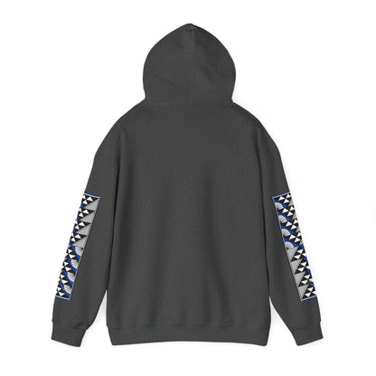 Sun and Rain in Blue Unisex Hoodie