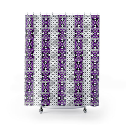 Southwest Mountains in Purple Shower Curtains