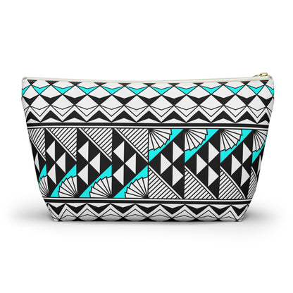 Sun  and Rain in Turquoise Pouch w T-bottom