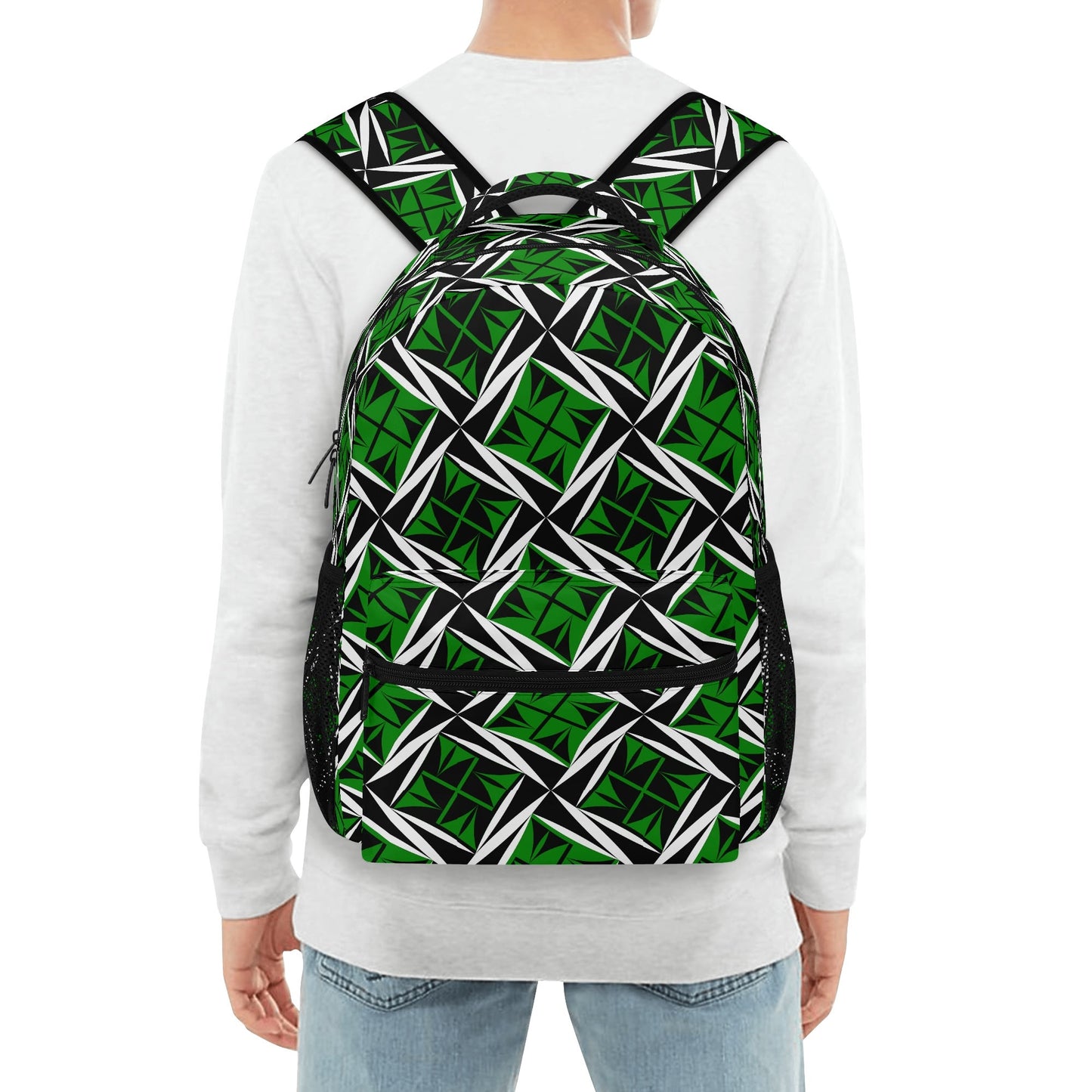 Sacred Winds in Green Backpack
