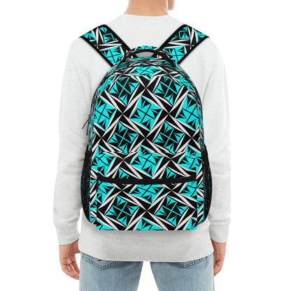 Sacred Winds in Turquoise Backpack