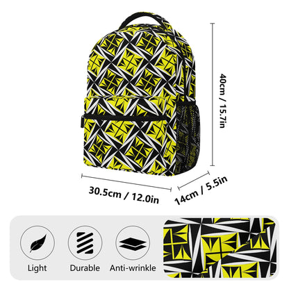 Sacred Sunrise in Yellow Backpack