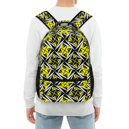 Sacred Sunrise in Yellow Backpack