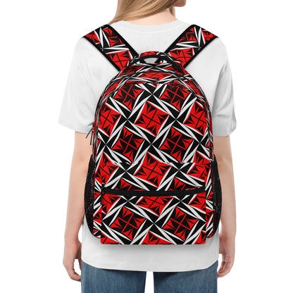 Sacred Winds in Red Backpack