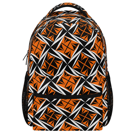 Sacred Winds in Orange Backpack