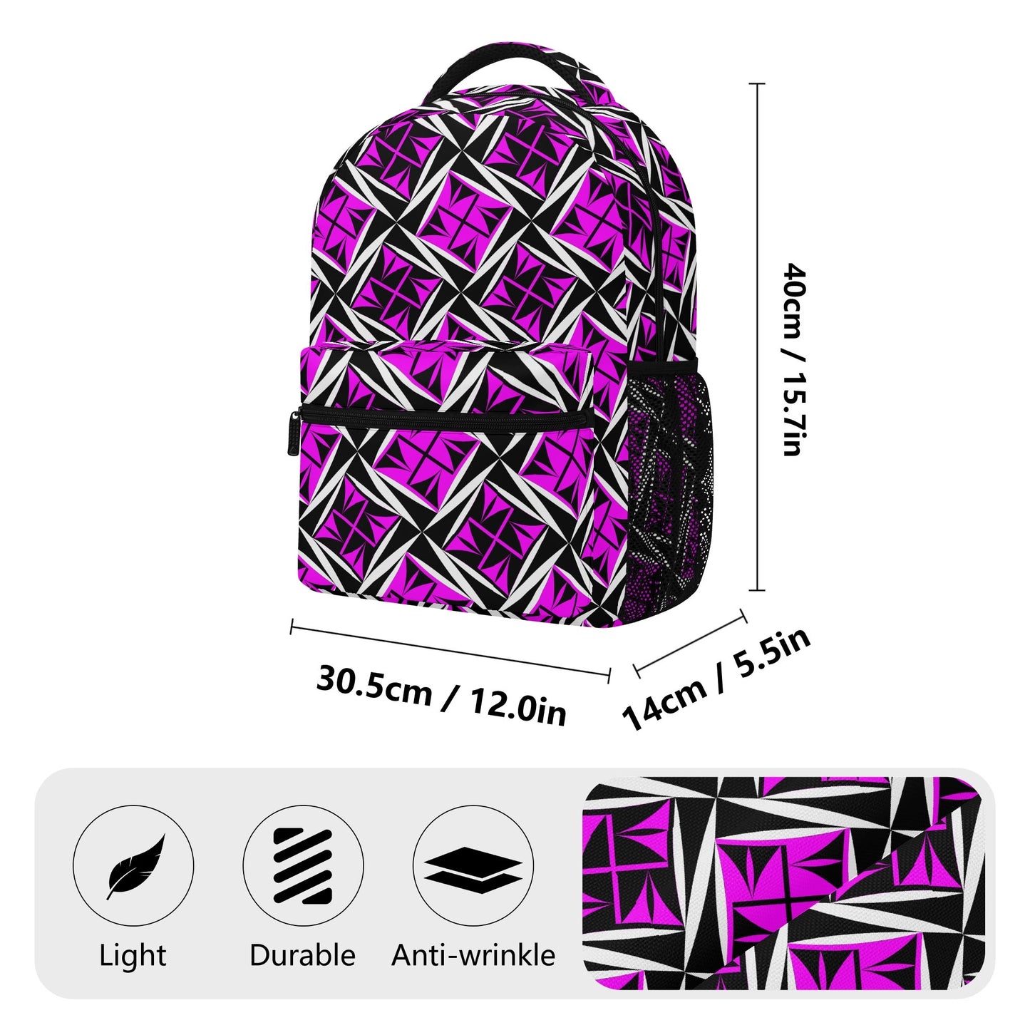Sacred Winds in Pink Backpack