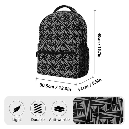 Sacred Winds in Charcoal Backpack