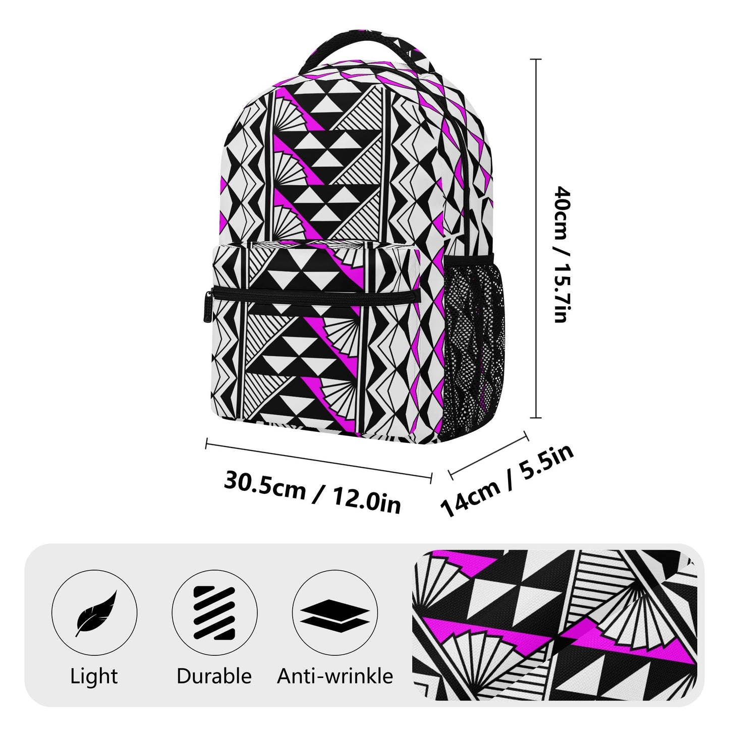 Sun and Rain in Pink Backpack
