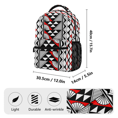 Sun and Rain in Red Backpack