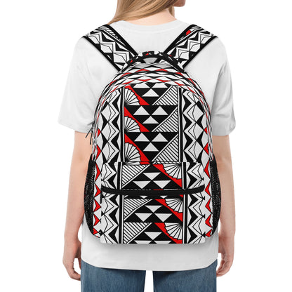 Sun and Rain in Red Backpack