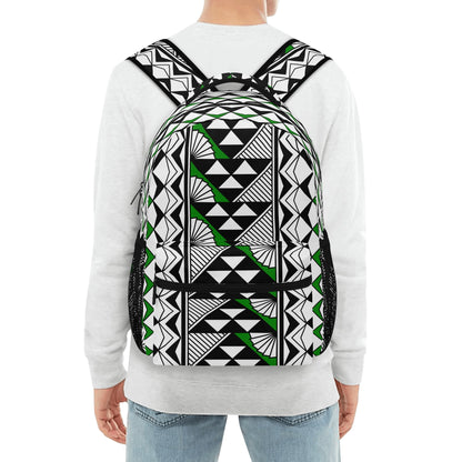 Sun and Rain in Green Backpack