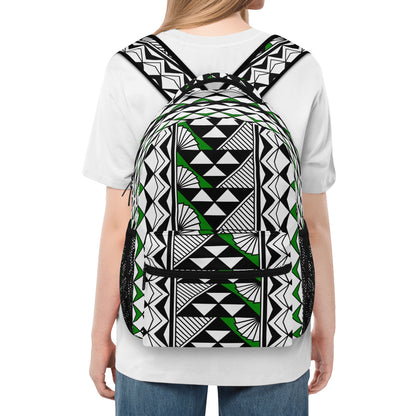 Sun and Rain in Green Backpack