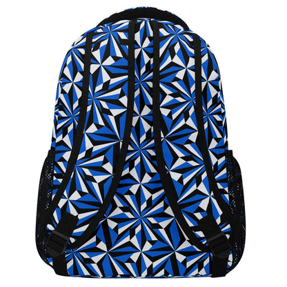 Desert Flower in Blue Backpack