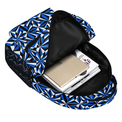 Desert Flower in Blue Backpack