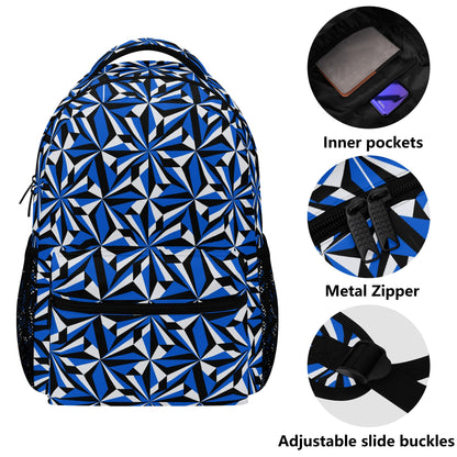 Desert Flower in Blue Backpack