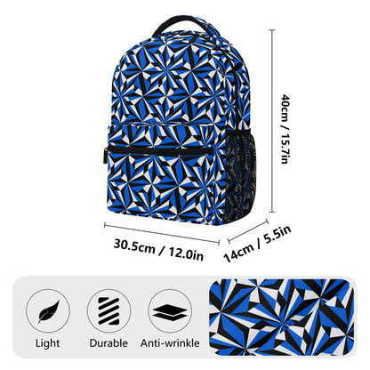 Desert Flower in Blue Backpack