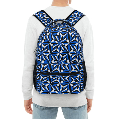 Desert Flower in Blue Backpack
