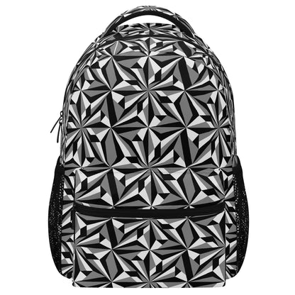 Desert Flower in Gray Backpack