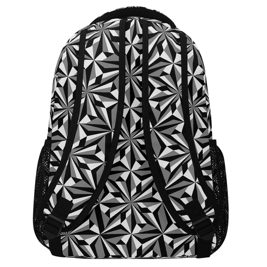 Desert Flower in Gray Backpack