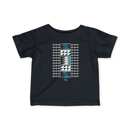 Turquoise Feather Blessings Infant Fine Jersey Tee