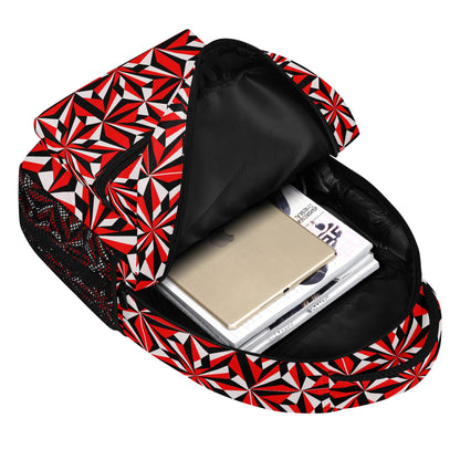 Desert Flower in Red Backpack