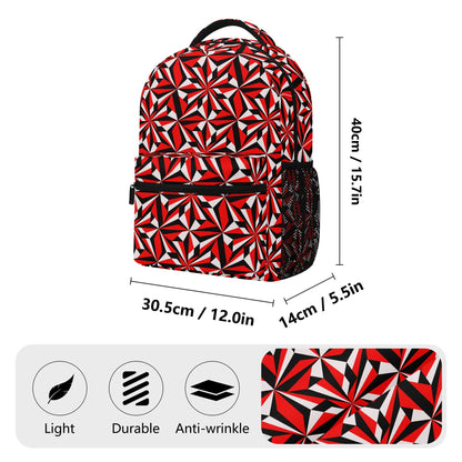 Desert Flower in Red Backpack