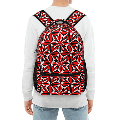 Desert Flower in Red Backpack