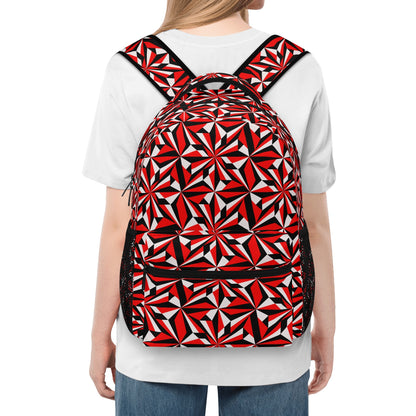 Desert Flower in Red Backpack