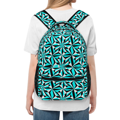 Desert Flower in Red Backpack