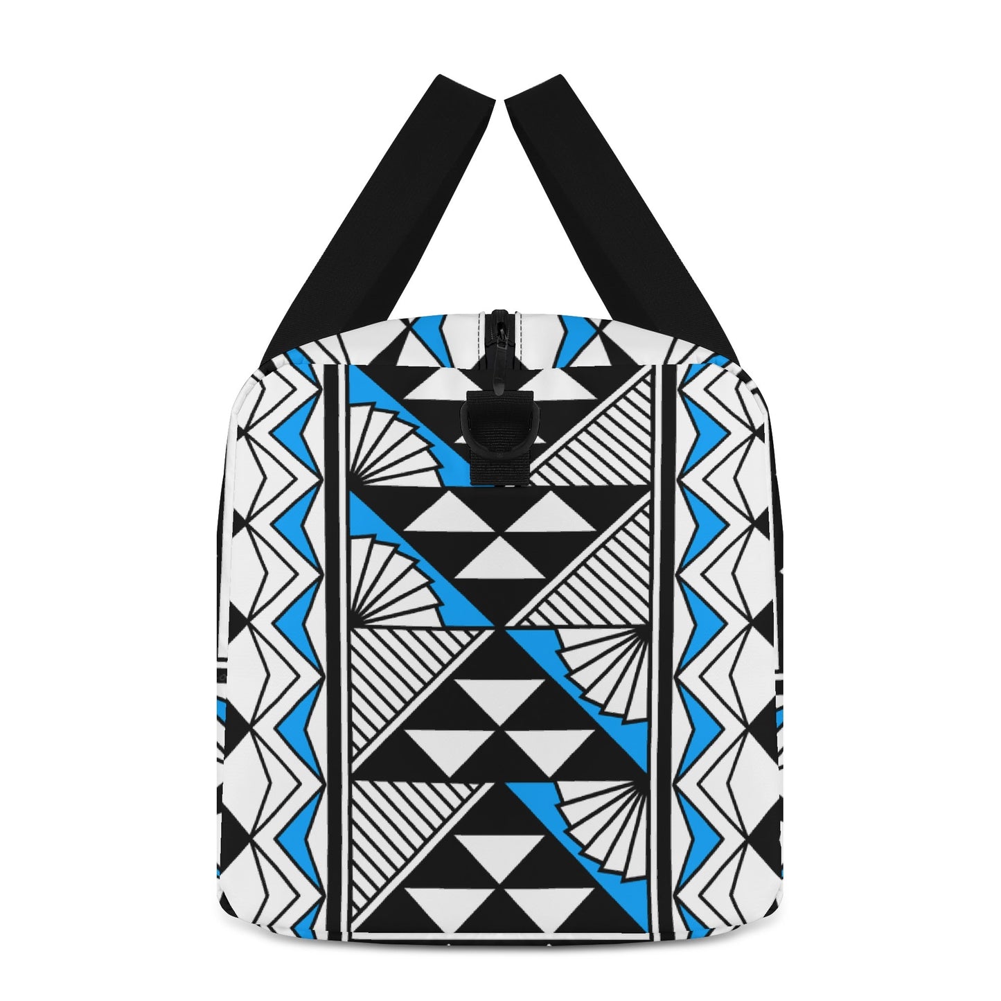 Sun and Rain in Sky Blue Duffel Bag