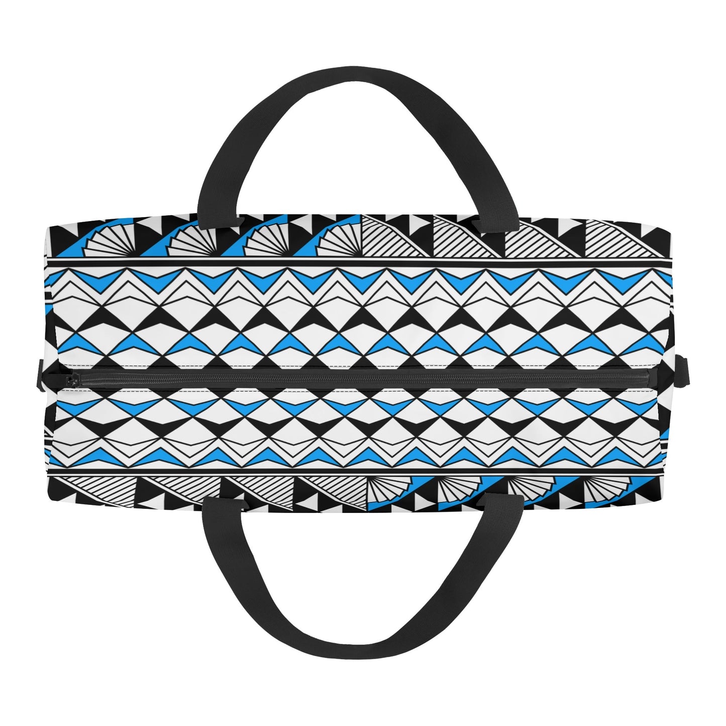 Sun and Rain in Sky Blue Duffel Bag