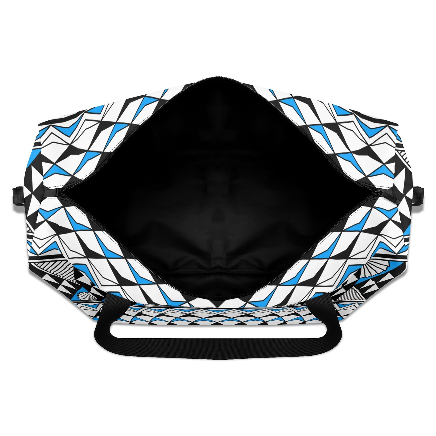 Sun and Rain in Sky Blue Duffel Bag